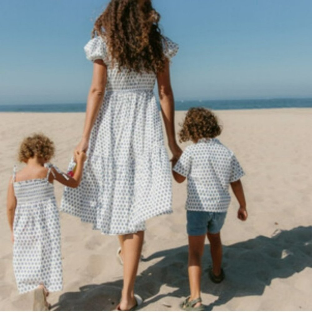 CAROLINE CONSTAS |  NWOT Bardot Flounce Midi Puff Sleeve DesignerDress (Size S) - Picture 8 of 14